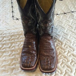 Ferrini Caimen print Ladies boots. Sz 7 1/2 B